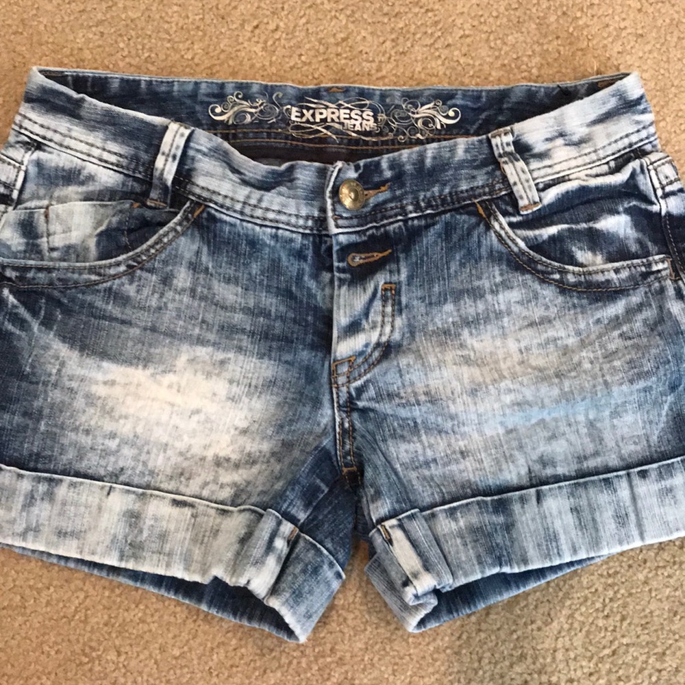 EXPRESS jean shorts